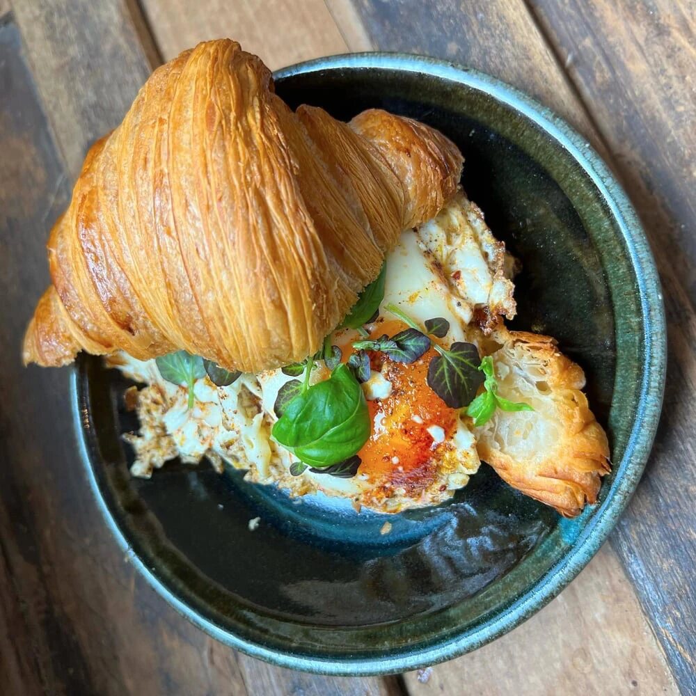 Savory croissant at Elevenses